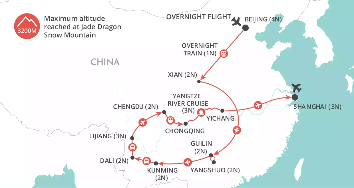 China: The Big One map