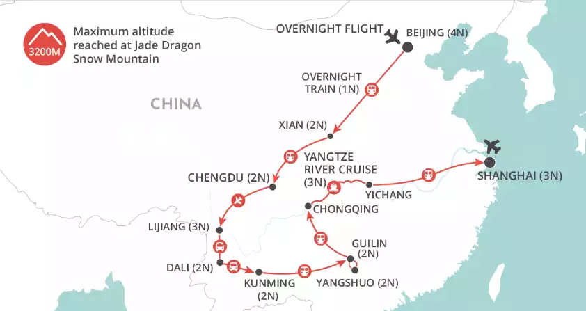 China: The Big One map